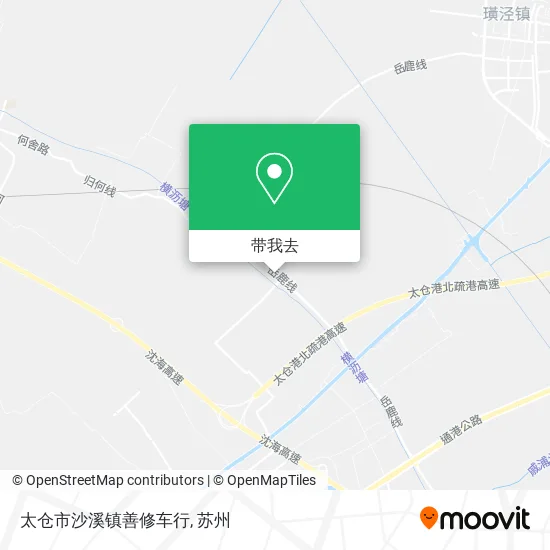 太仓市沙溪镇善修车行地图