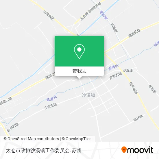 太仓市政协沙溪镇工作委员会地图