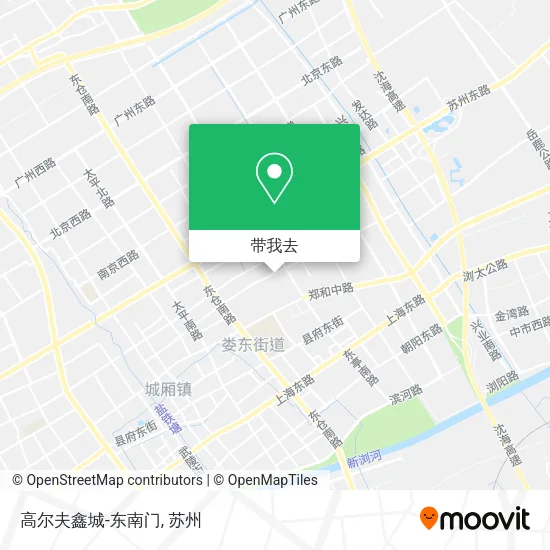 高尔夫鑫城-东南门地图