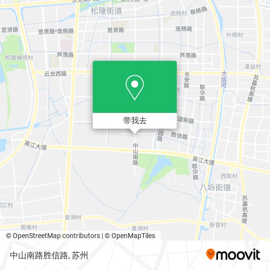 中山南路胜信路地图