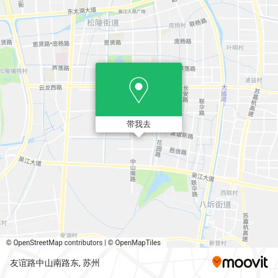 友谊路中山南路东地图