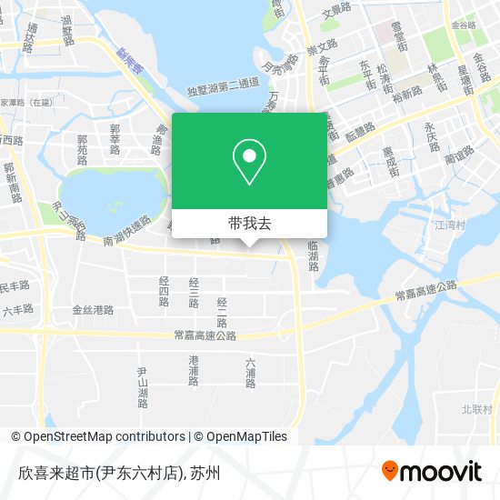 欣喜来超市(尹东六村店)地图