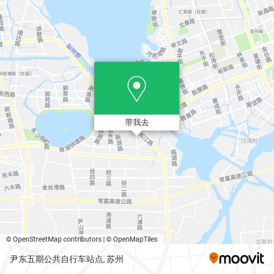 尹东五期公共自行车站点地图