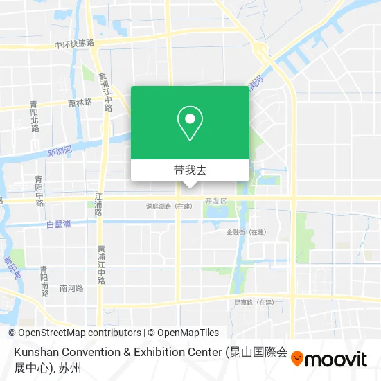 Kunshan Convention & Exhibition Center (昆山国際会展中心)地图