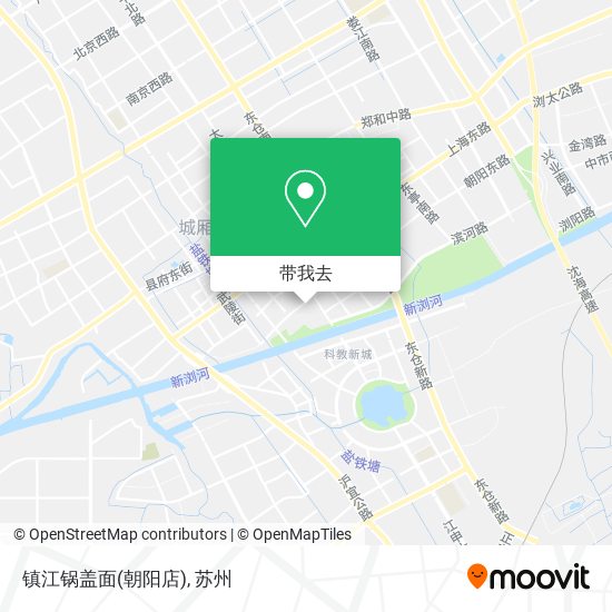 镇江锅盖面(朝阳店)地图