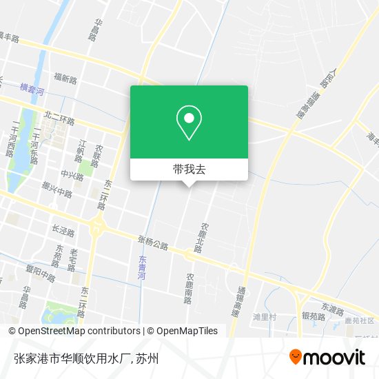 张家港市华顺饮用水厂地图
