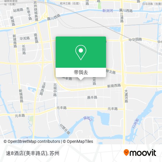 速8酒店(美丰路店)地图