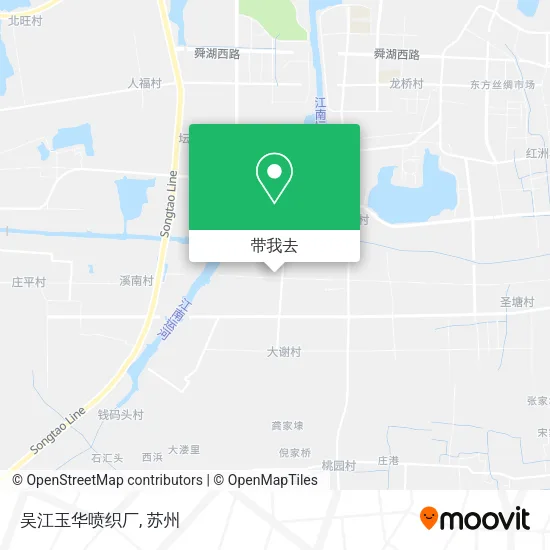 吴江玉华喷织厂地图