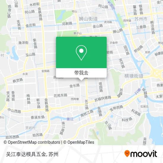 吴江泰达模具五金地图