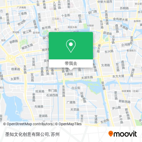 墨知文化创意有限公司地图