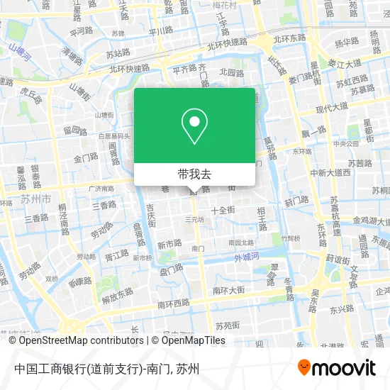 中国工商银行(道前支行)-南门地图