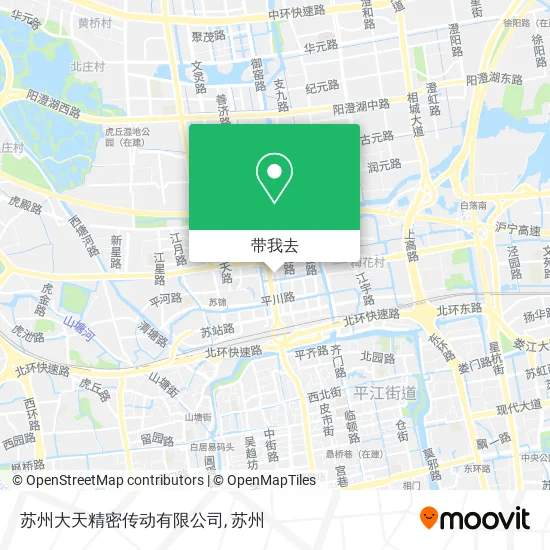 苏州大天精密传动有限公司地图