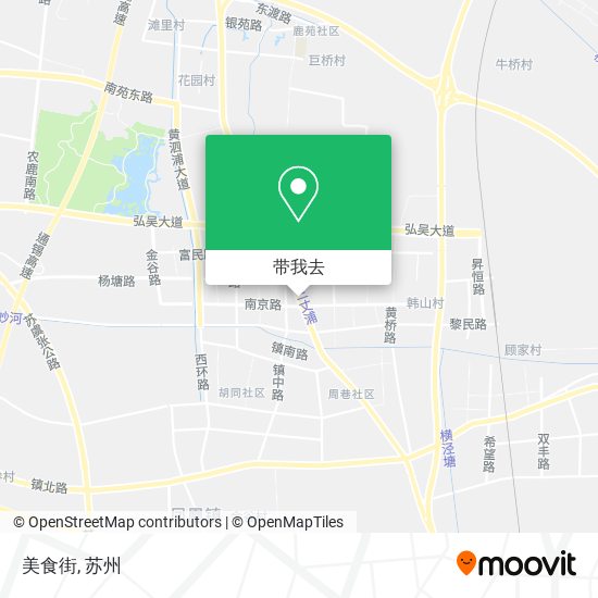 美食街地图