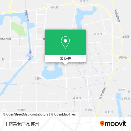 中南美食广场地图