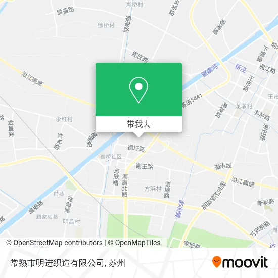 常熟市明进织造有限公司地图