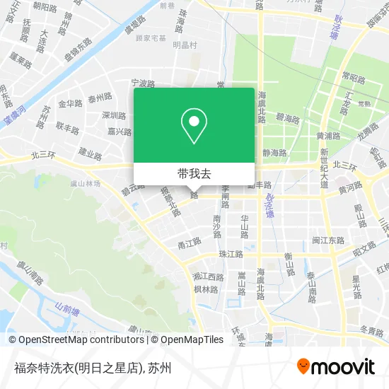 福奈特洗衣(明日之星店)地图