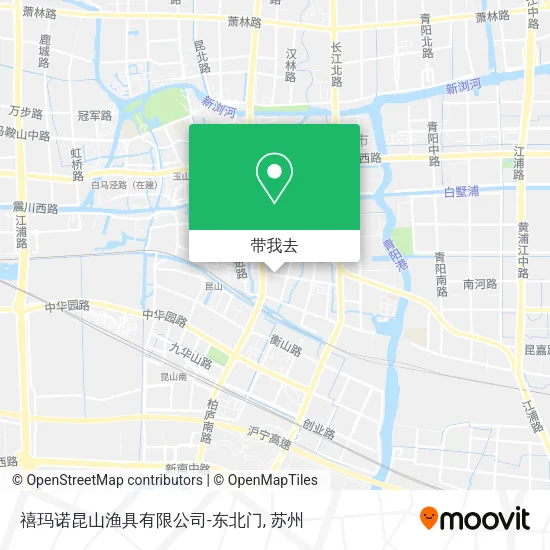 禧玛诺昆山渔具有限公司-东北门地图