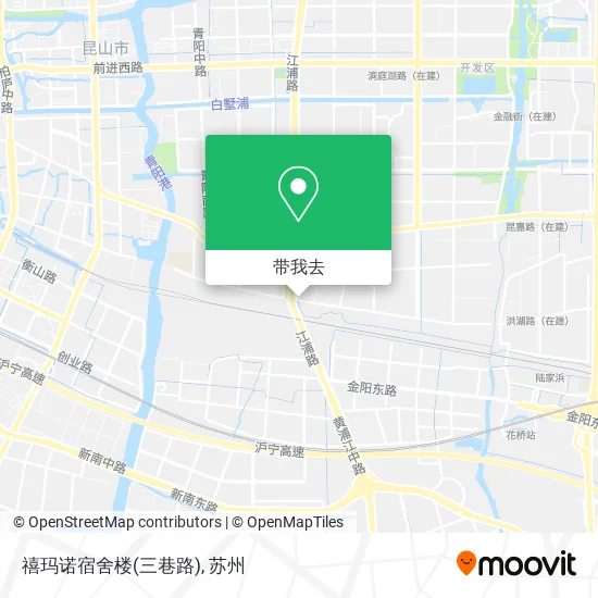 禧玛诺宿舍楼(三巷路)地图