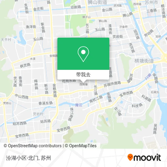 汾湖小区-北门地图