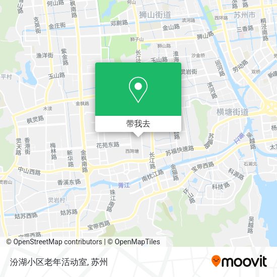 汾湖小区老年活动室地图