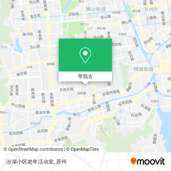 汾湖小区老年活动室地图