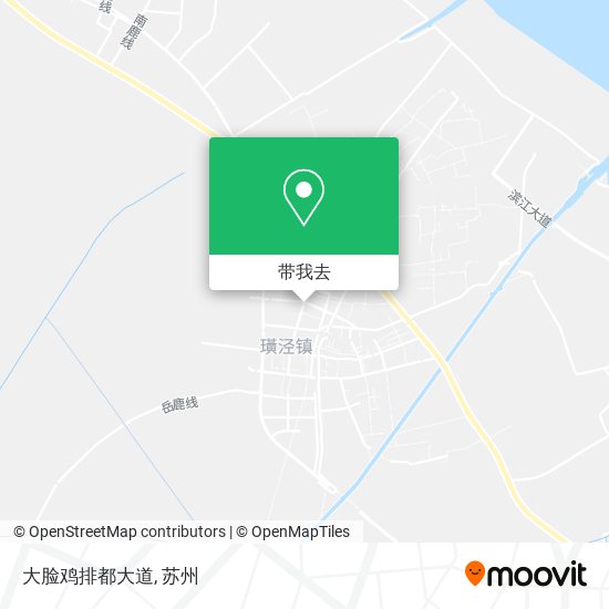 大脸鸡排都大道地图