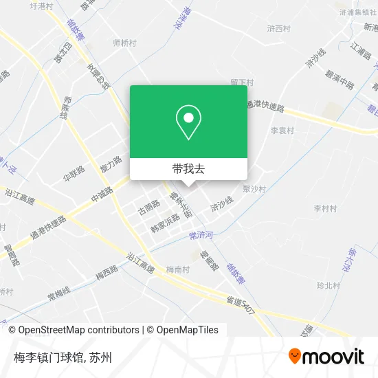 梅李镇门球馆地图
