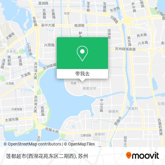 莲都超市(西湖花苑东区二期西)地图