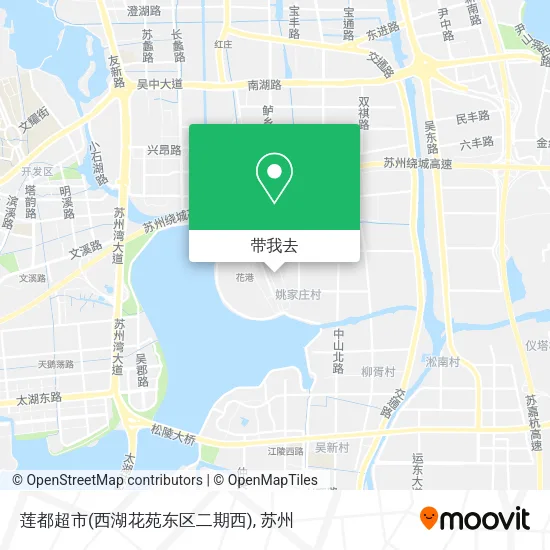 莲都超市(西湖花苑东区二期西)地图