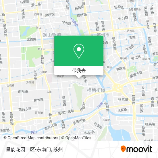 星韵花园二区-东南门地图