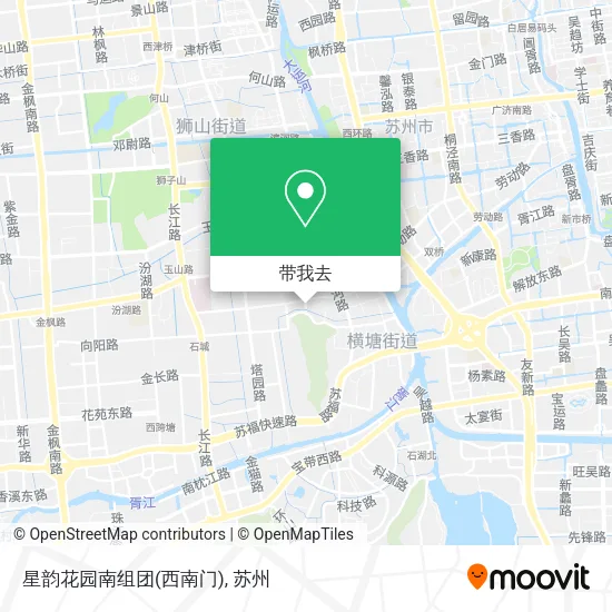 星韵花园南组团(西南门)地图