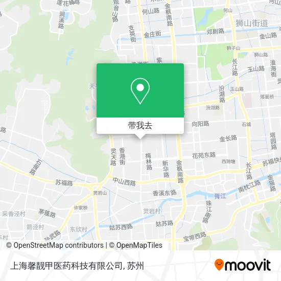 上海馨靓甲医药科技有限公司地图