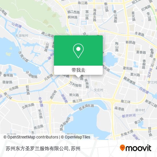 苏州东方圣罗兰服饰有限公司地图