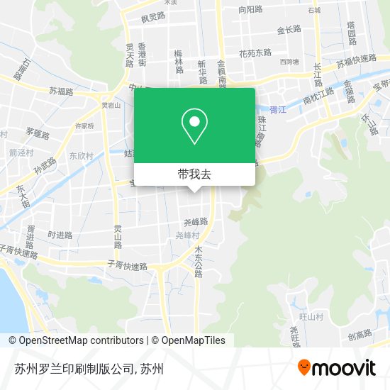 苏州罗兰印刷制版公司地图
