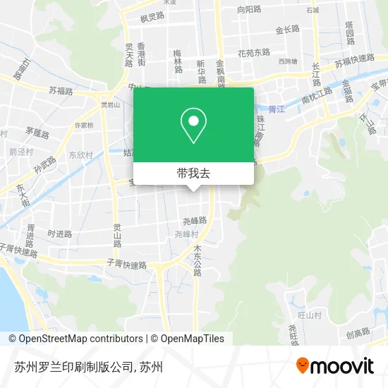 苏州罗兰印刷制版公司地图