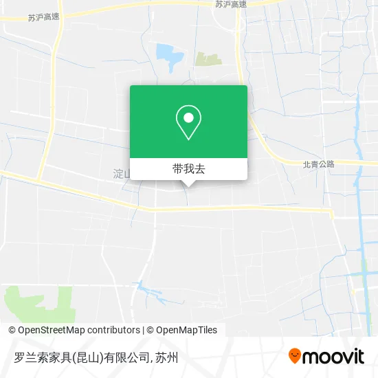 罗兰索家具(昆山)有限公司地图