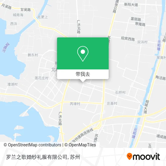 罗兰之歌婚纱礼服有限公司地图