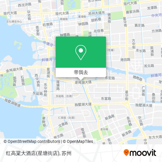 红高粱大酒店(星塘街店)地图