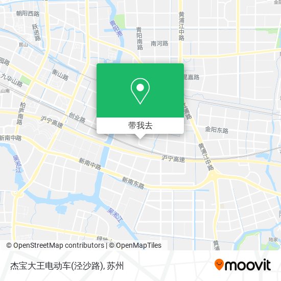 杰宝大王电动车(泾沙路)地图