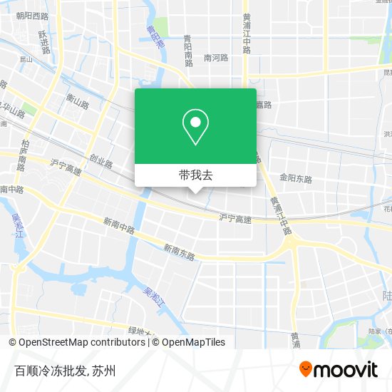 百顺冷冻批发地图