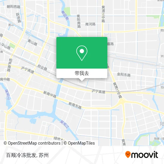 百顺冷冻批发地图