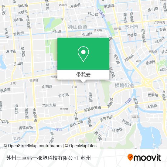 苏州三卓韩一橡塑科技有限公司地图