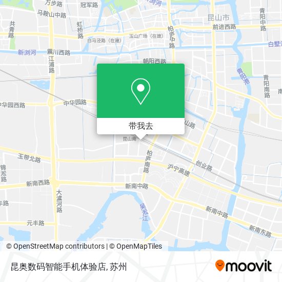 昆奥数码智能手机体验店地图