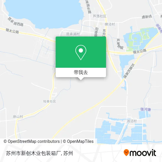 苏州市新创木业包装箱厂地图