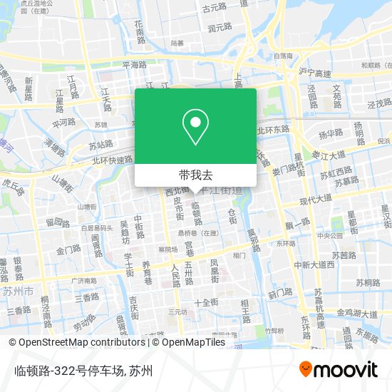 临顿路-322号停车场地图