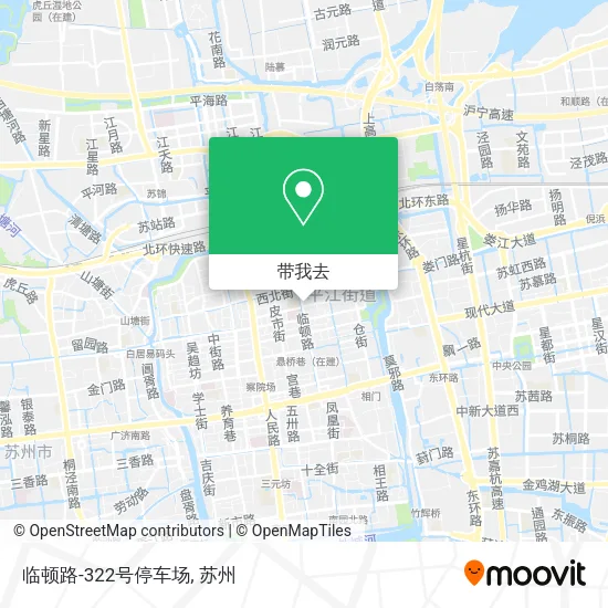 临顿路-322号停车场地图