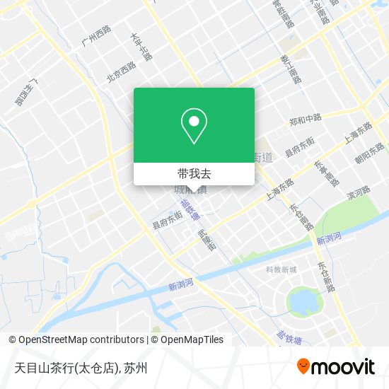 天目山茶行(太仓店)地图