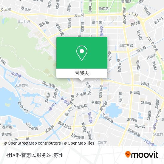 社区科普惠民服务站地图