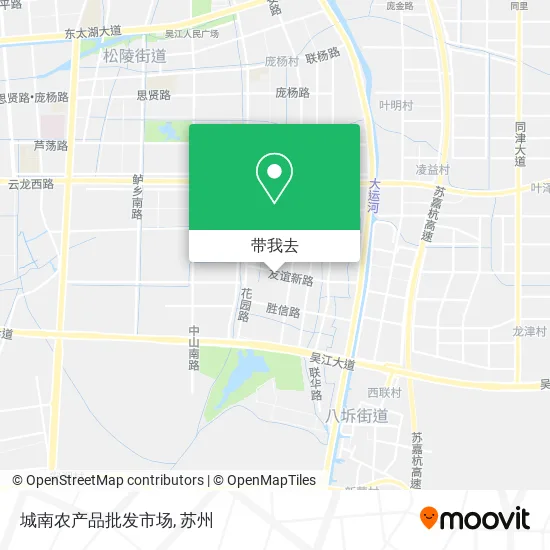 城南农产品批发市场地图