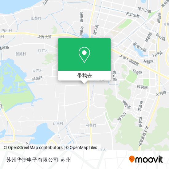 苏州华捷电子有限公司地图